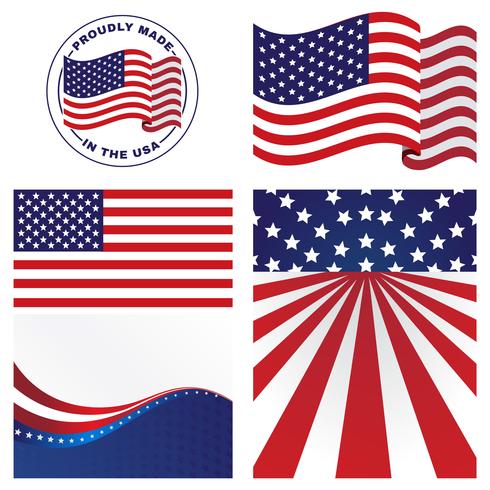 US Flags Vectors