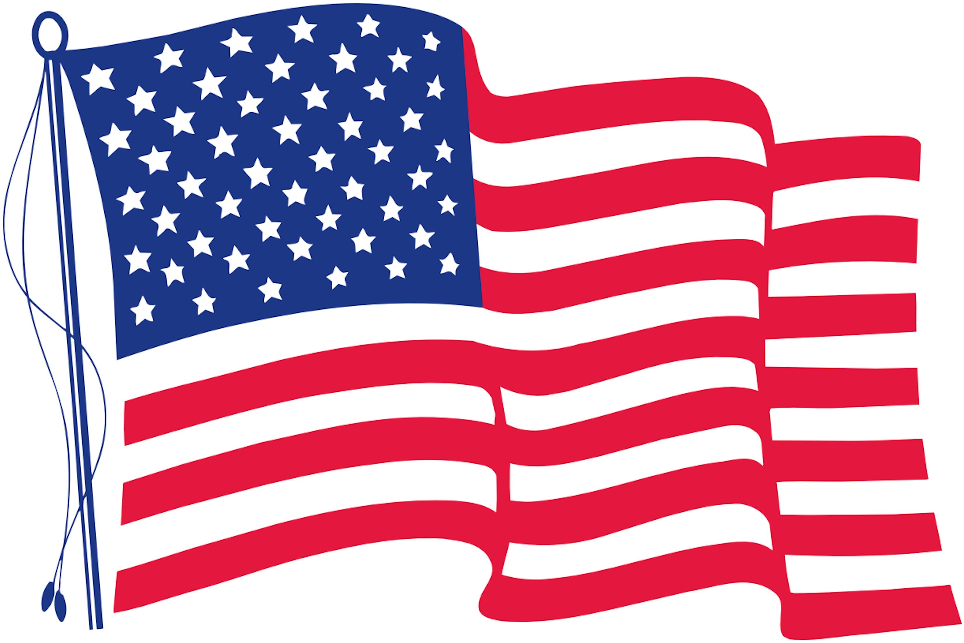 American flag printable.