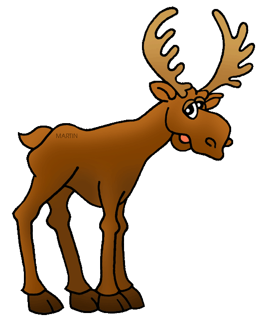 United States Clip Art by Phillip Martin, State Animal of