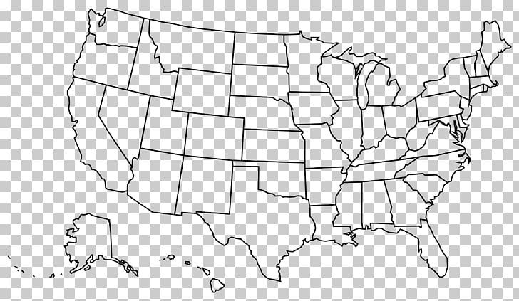 United States Blank map U