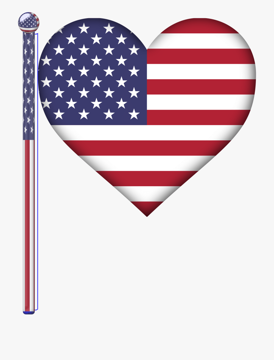 Clipart american flag.