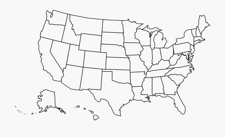Great United States Clipart Map