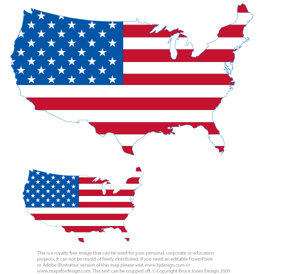 Free Printable Outline Map Of Usa