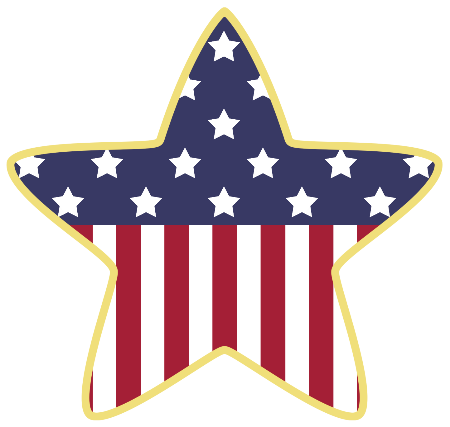 fourth of july clipart stars