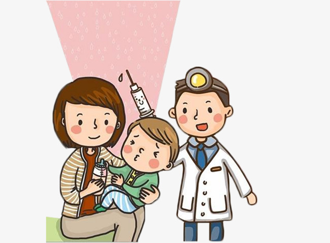 Baby vaccination clipart.