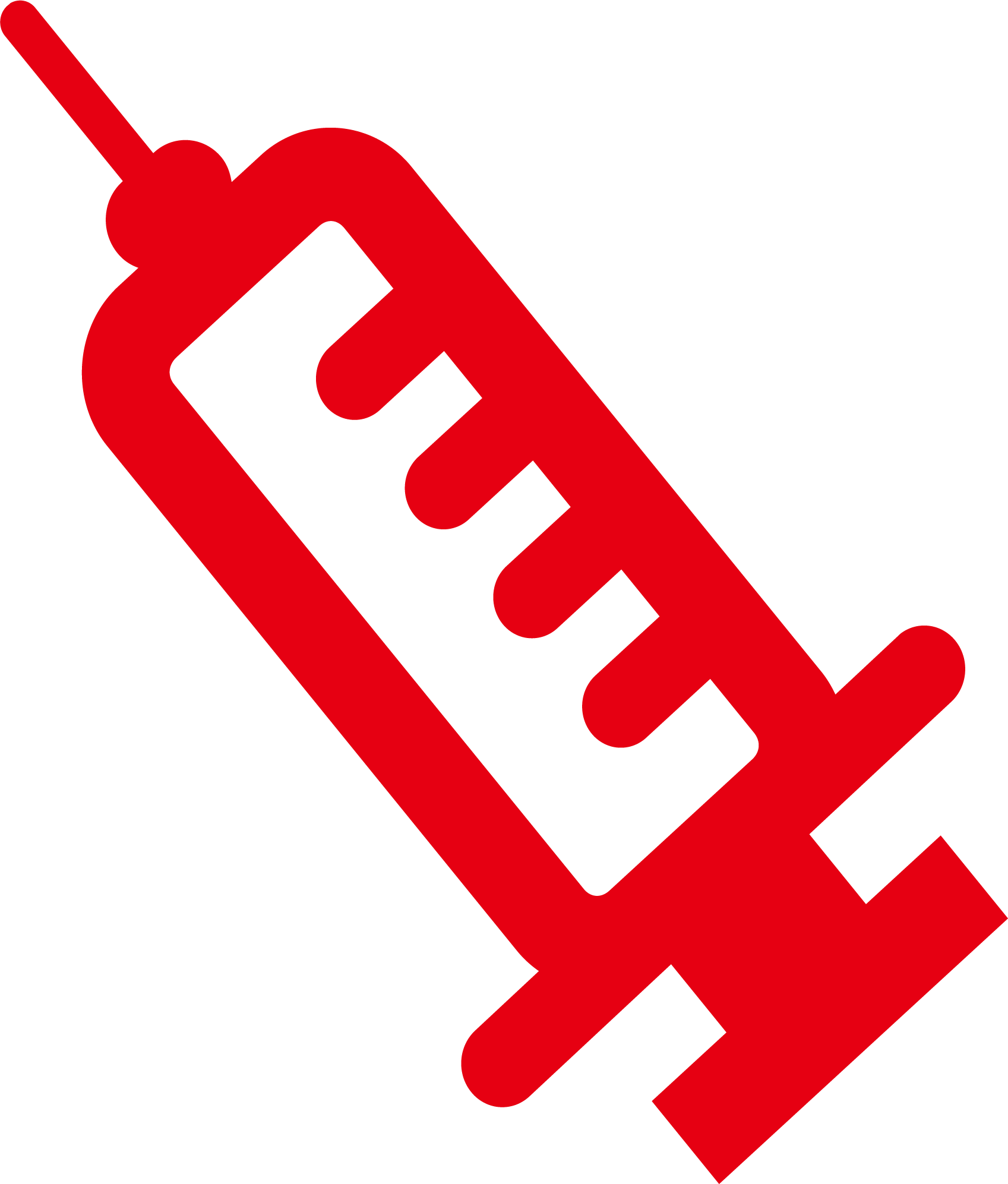 vaccine clipart red