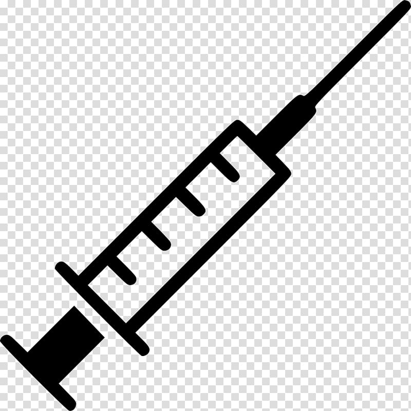 Live vaccine syringe.