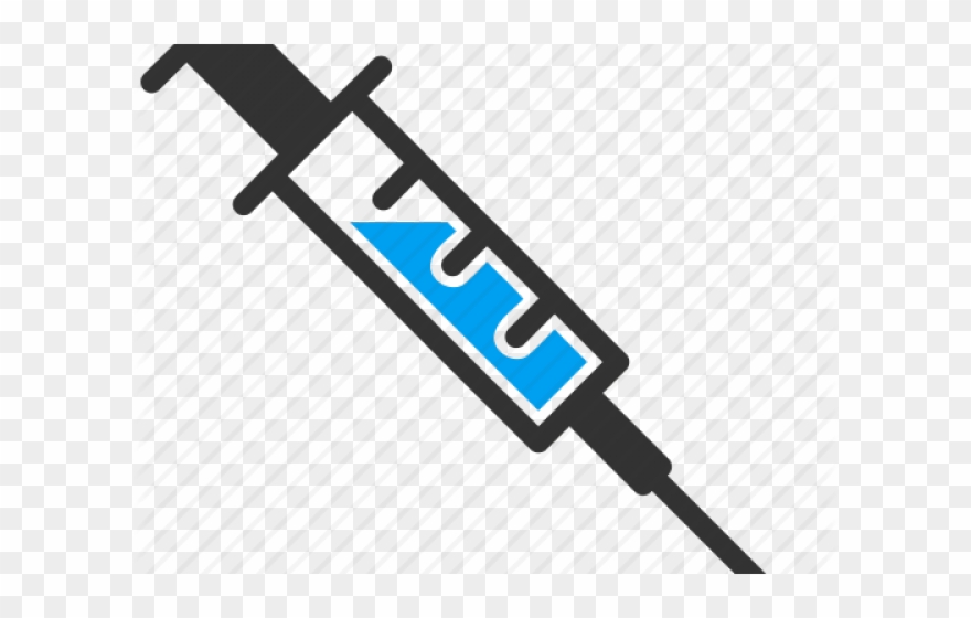 Vaccine needle clipart.