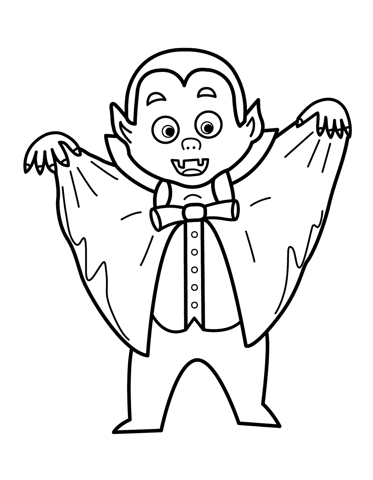 Vampire outline cliparts.