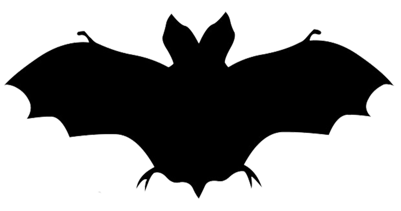 Vampire bat silhouette.