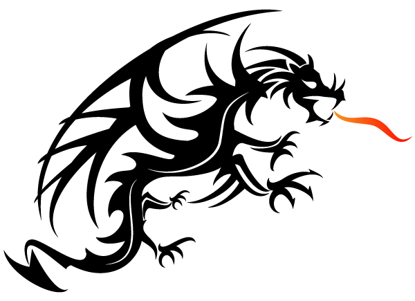 vector clipart dragon