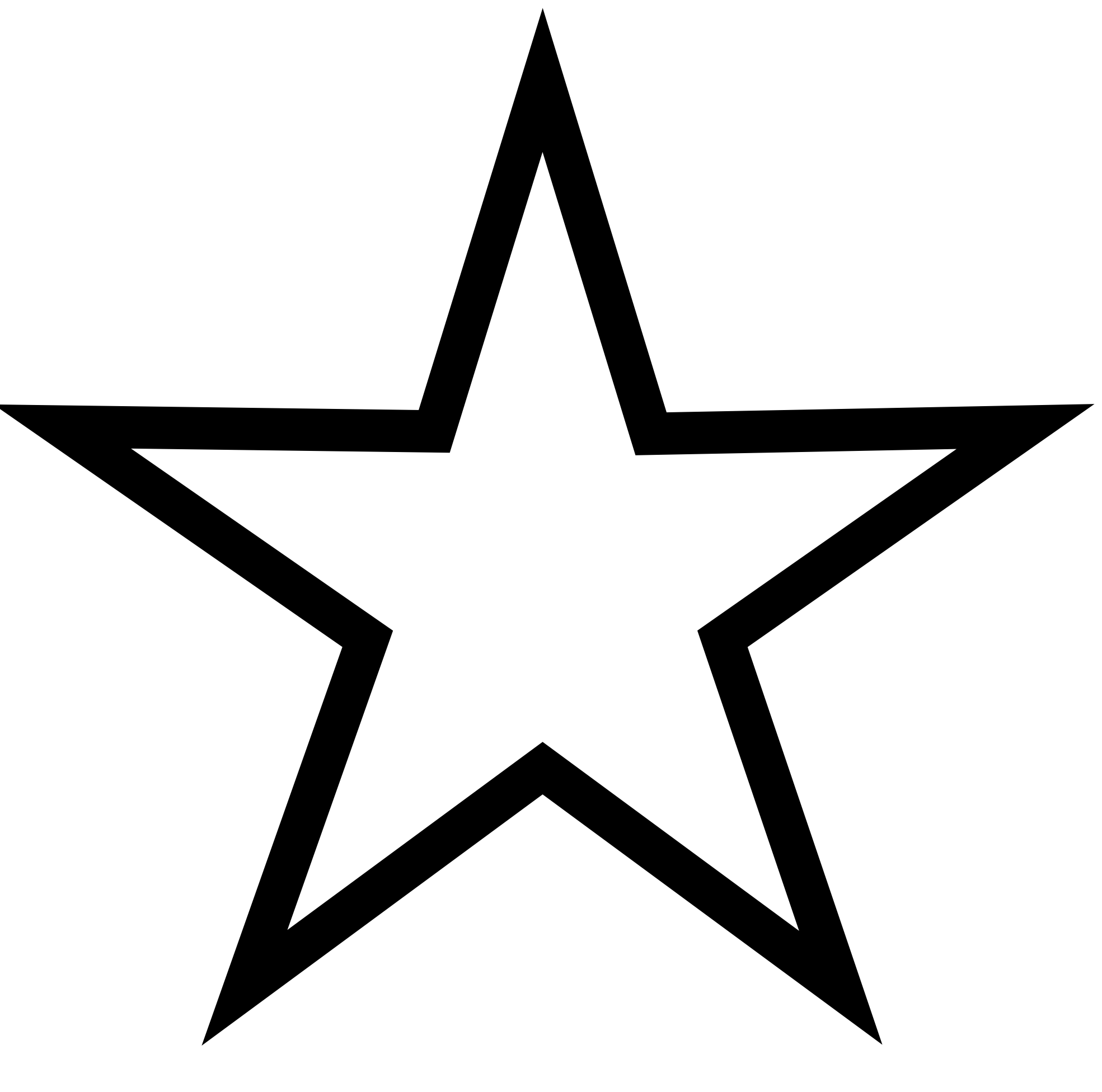 White star vector.