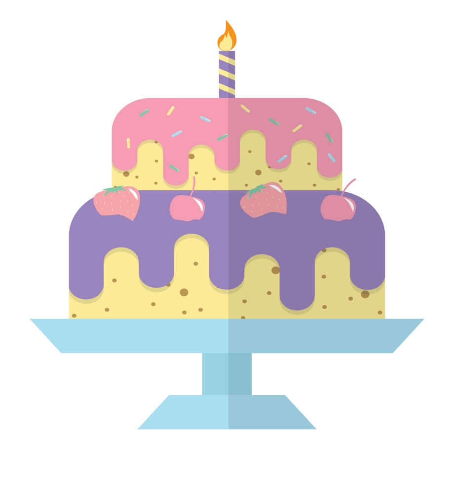 Birthday Pastel Clip Art Vector Candle On