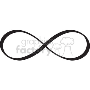 Infinity symbol vector.