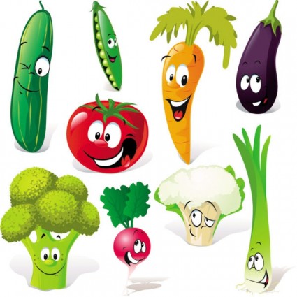 Free animated vegetables.