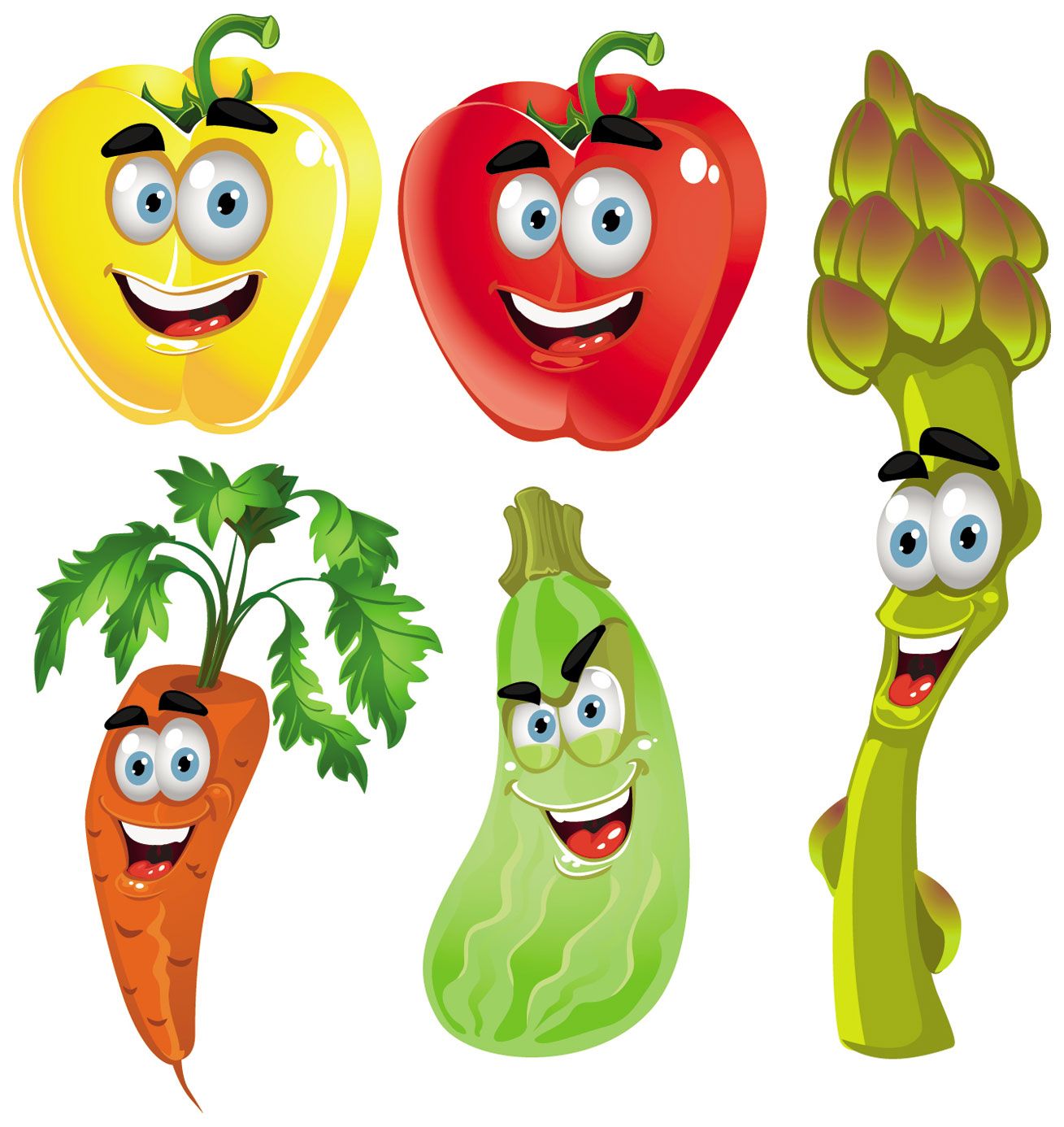 Cartoon clipart vegetable, Cartoon vegetable Transparent