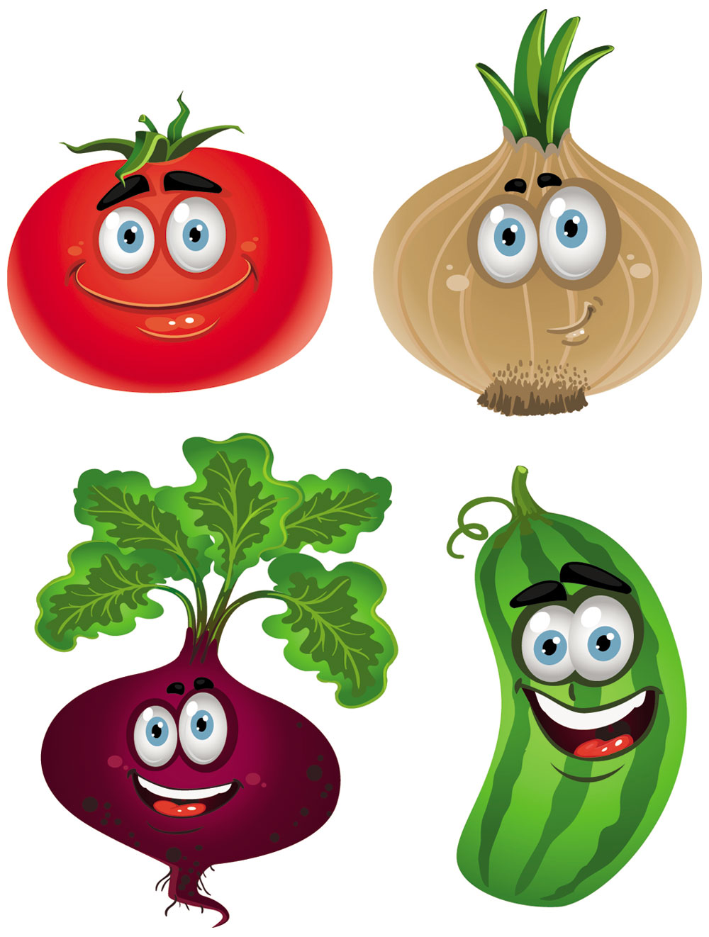 Free animated vegetables.