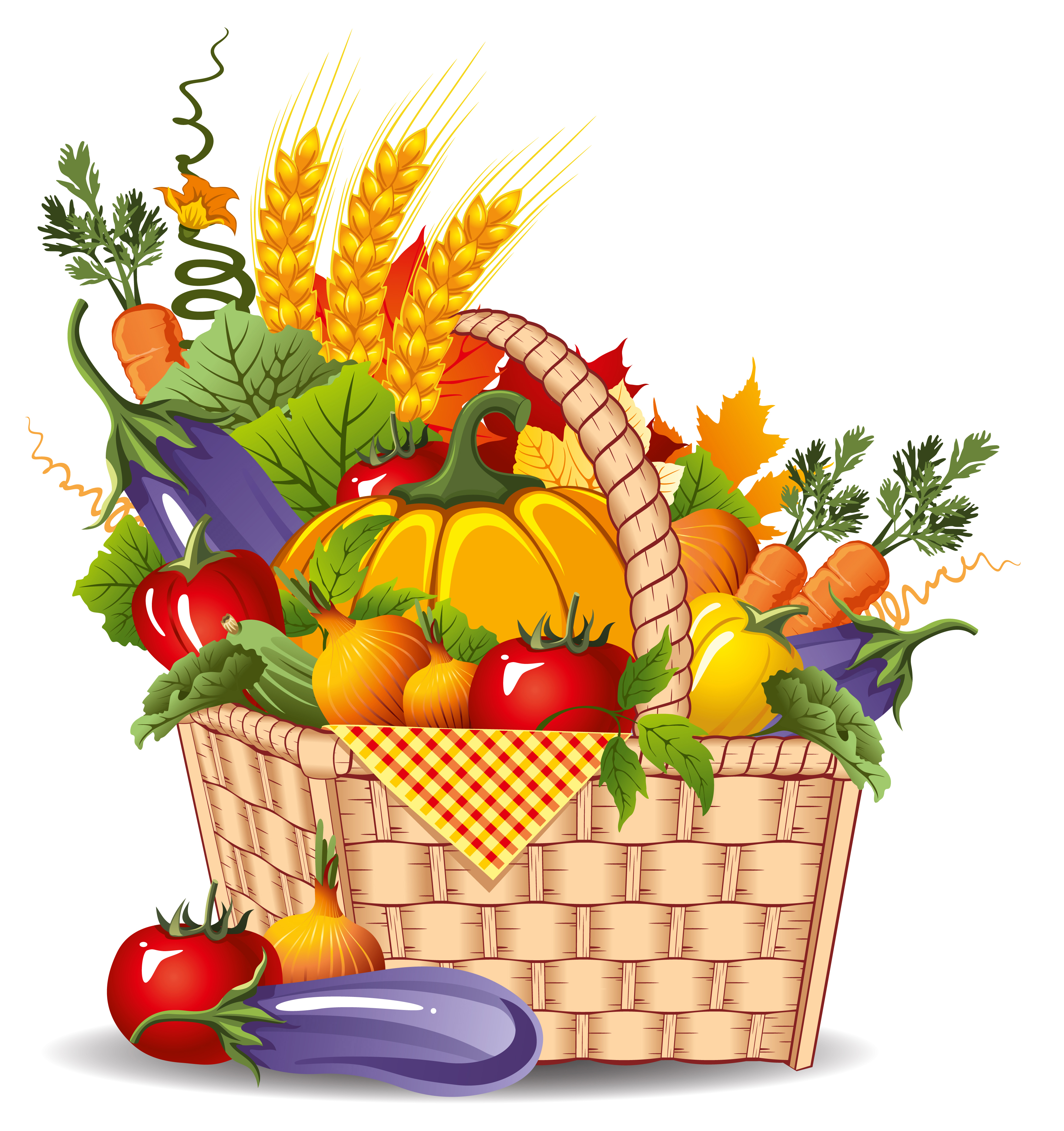 Free vegetable basket.