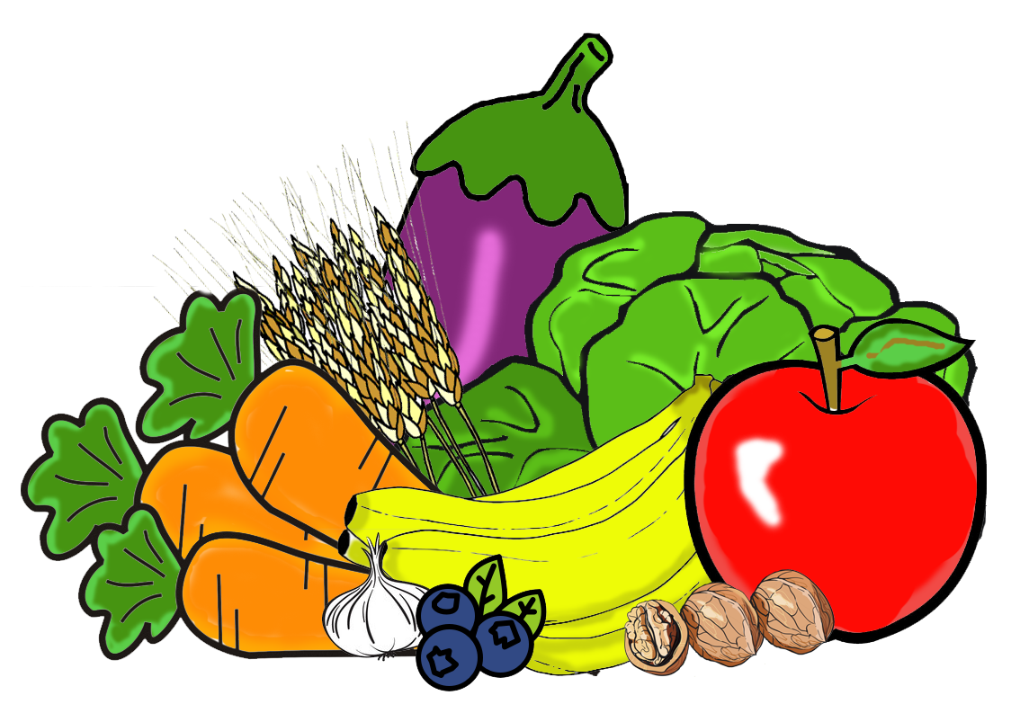 Fruits and Vegetables Clipart to printable to