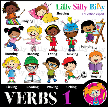 Verbs bw color.