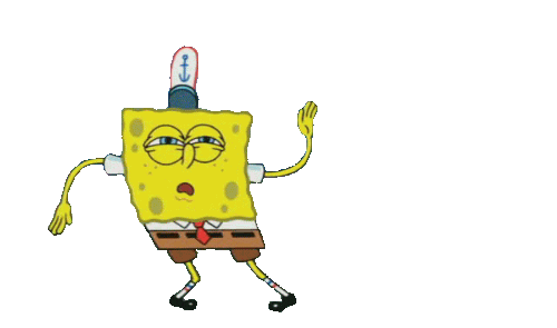 Spongebob squarepants dancing.