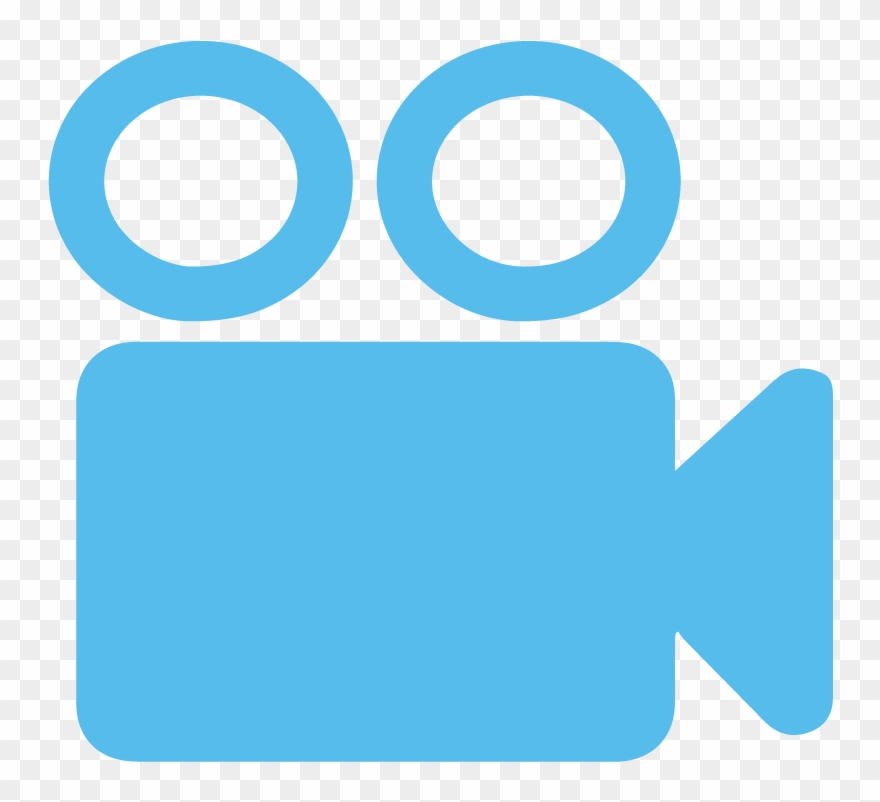 Video Record Icon Blue Clipart