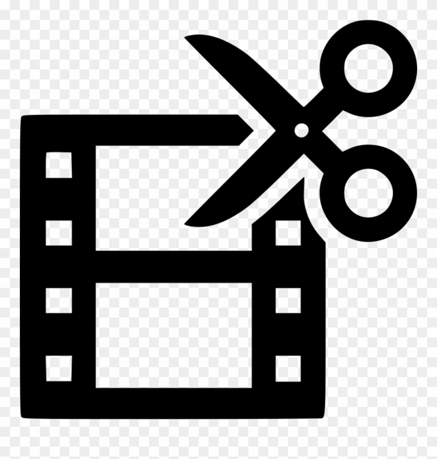 Film Edit Icon Clipart Video Film Editing
