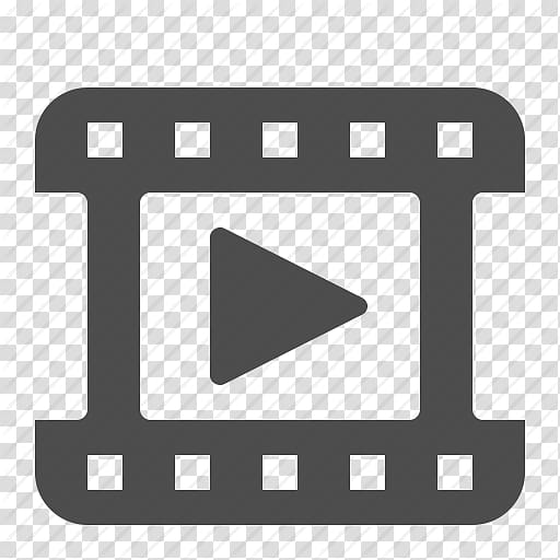 Black video logo.