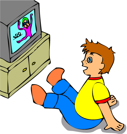 Watching Movies Clipart