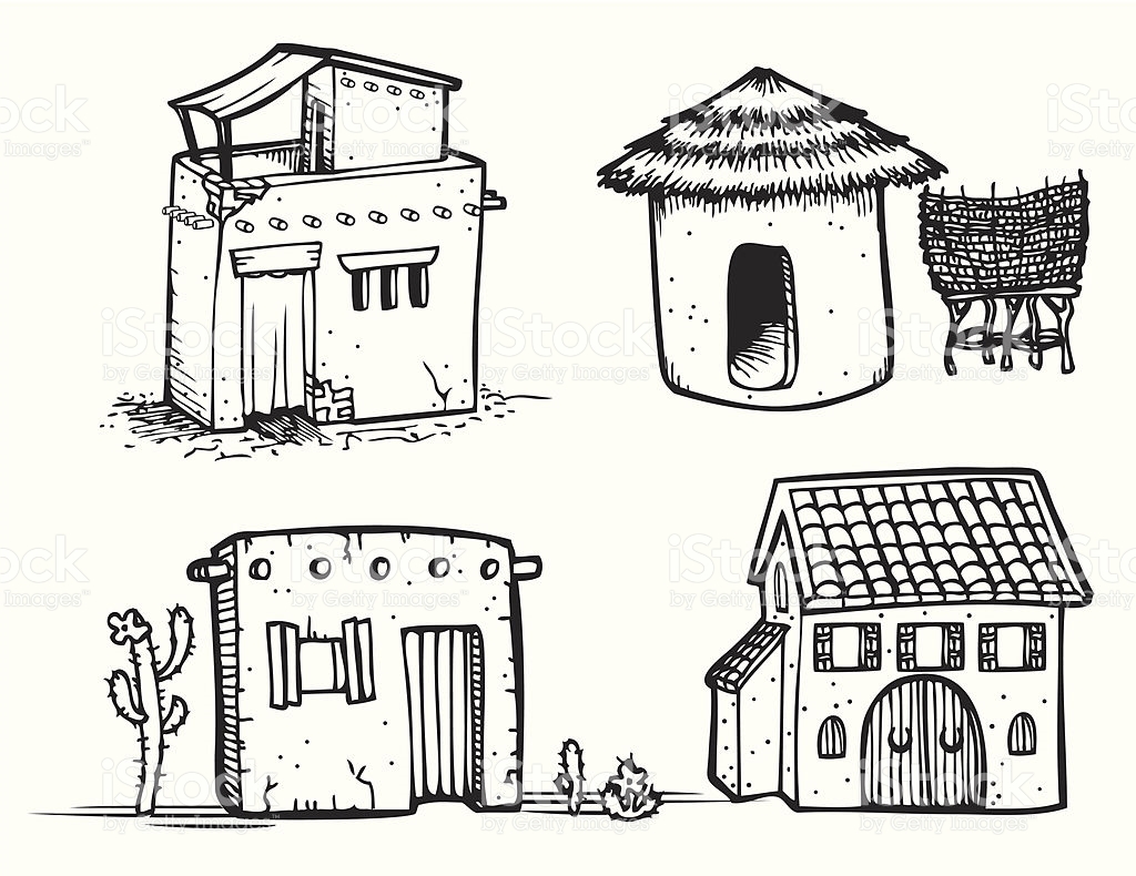 Free Village Clipart Black And White, Download Free Clip Art