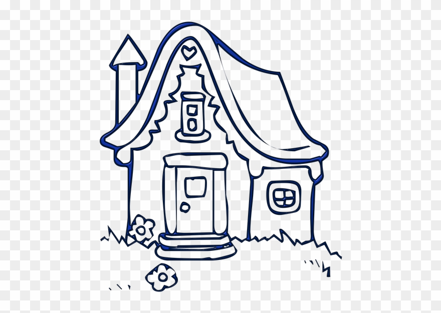 village clipart drawing