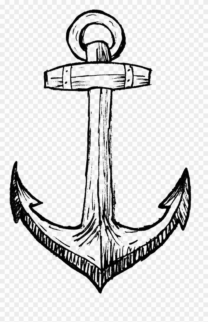 Vintage Anchor Drawing