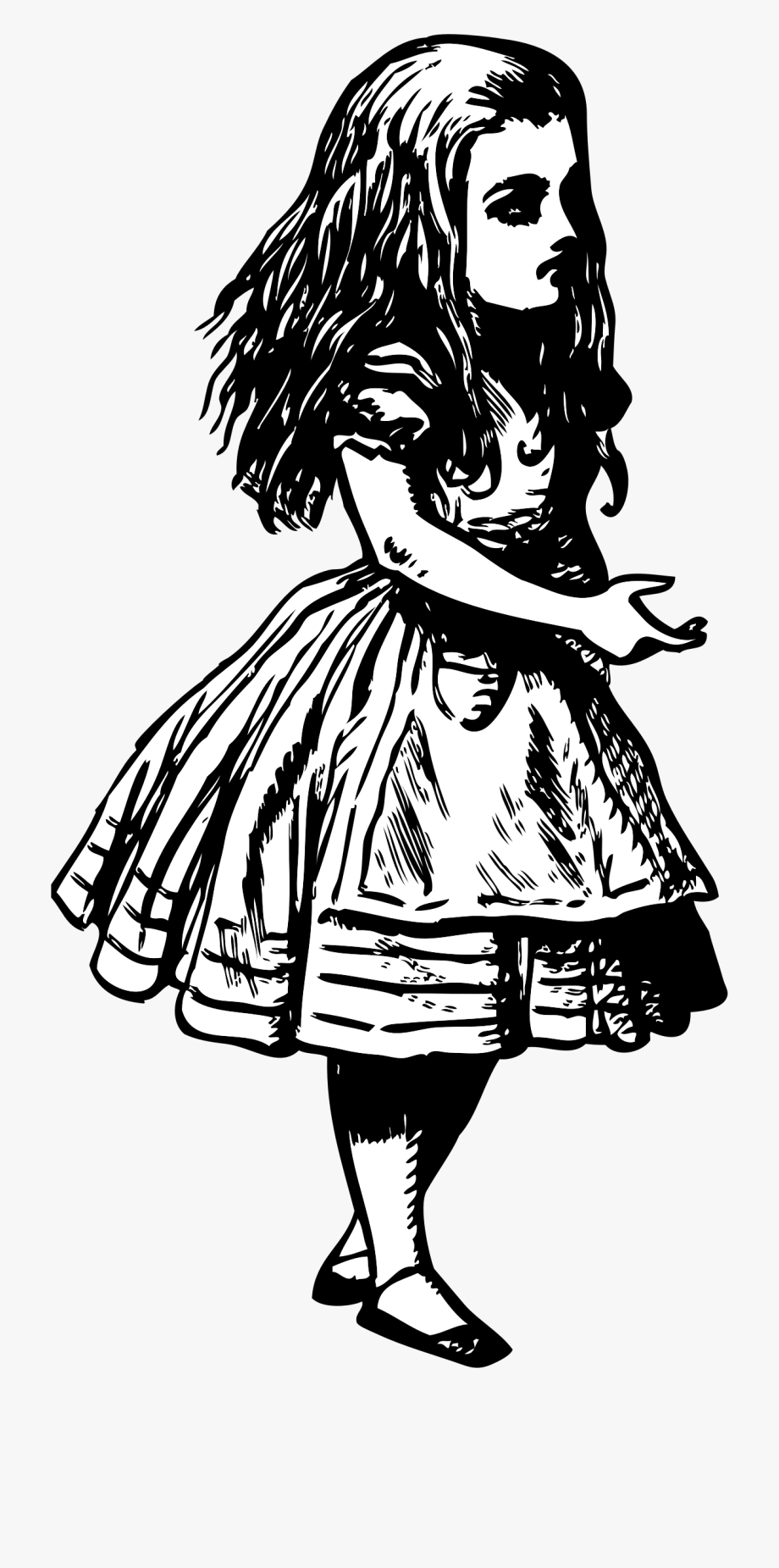 Alice In Wonderland Vintage Clipart