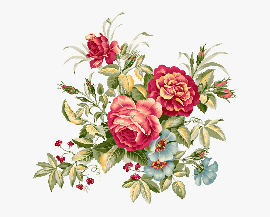 vintage clipart floral
