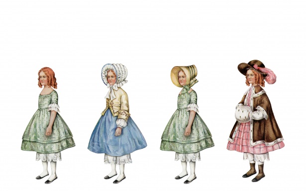Victorian Girl Vintage Clipart Free Stock Photo
