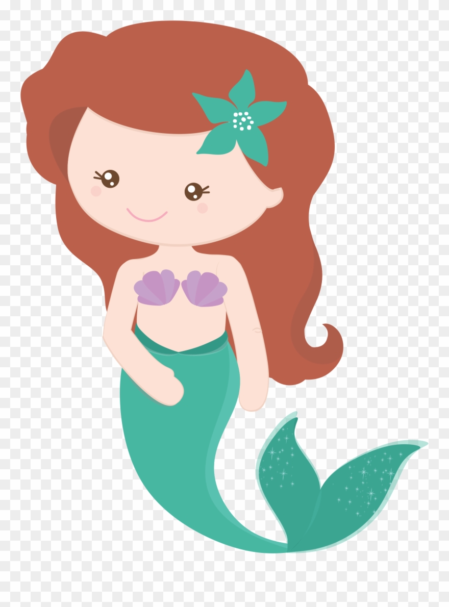 Baby Mermaid Clip Art