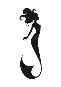 Vintage Mermaid Clipart