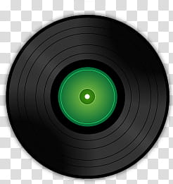 vinyl record clipart green