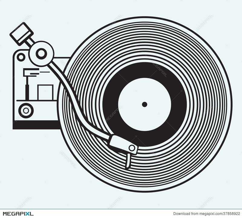 Record Player Vinyl Record Illustration