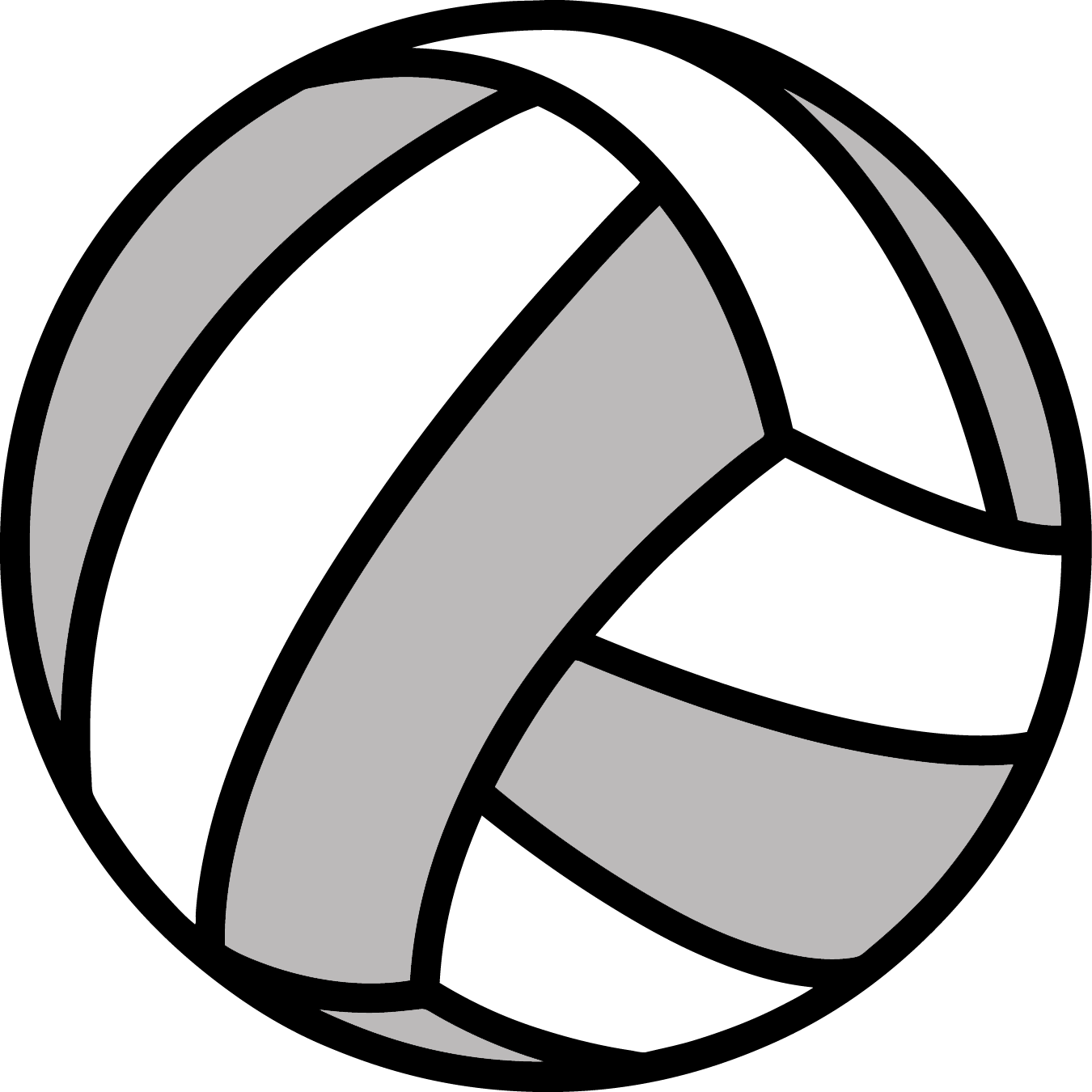 volleyball clipart clear background