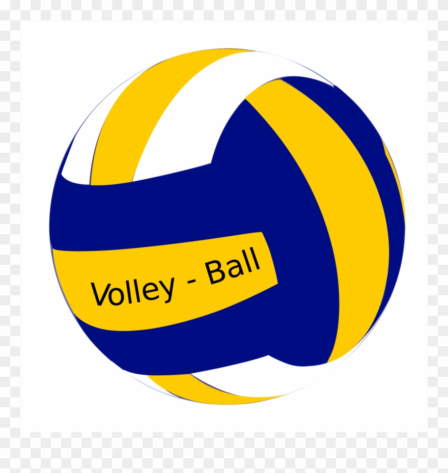 Colors clipart volleyball.