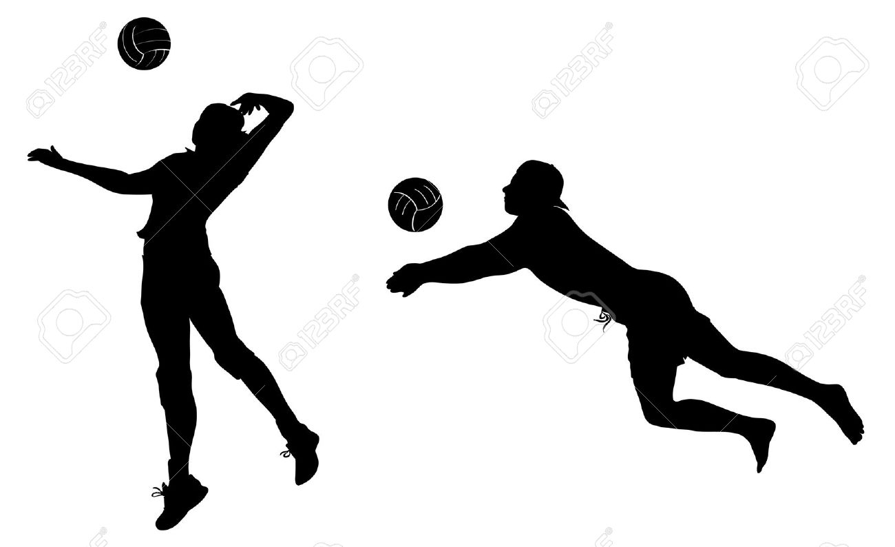 Volleyball clipart free.