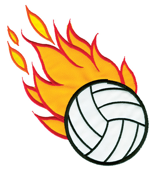 Free Flaming Volleyball Cliparts, Download Free Clip Art