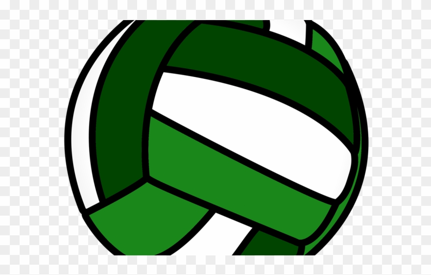 Green clipart volleyball.