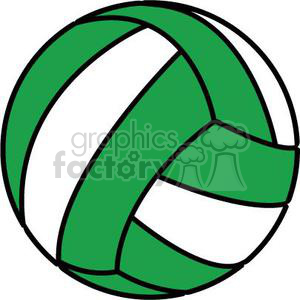 Green volleyball clipart.