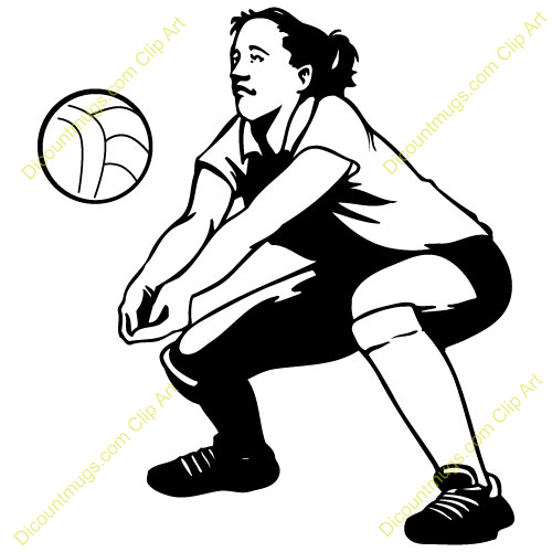 volleyball clipart passing