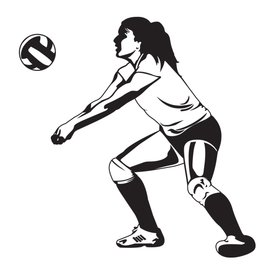 Male volleyball player clipart cliparts and others art