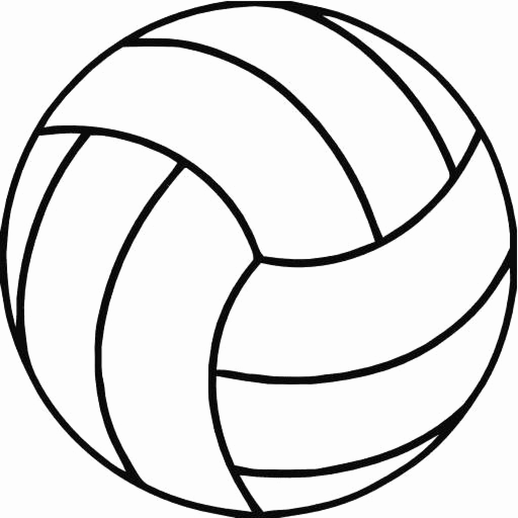 Free printable volleyball.