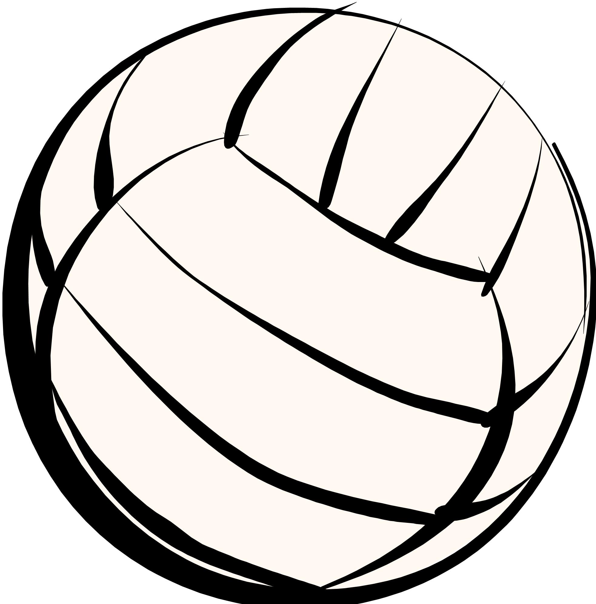 Vector Volleyball Clip Art free image