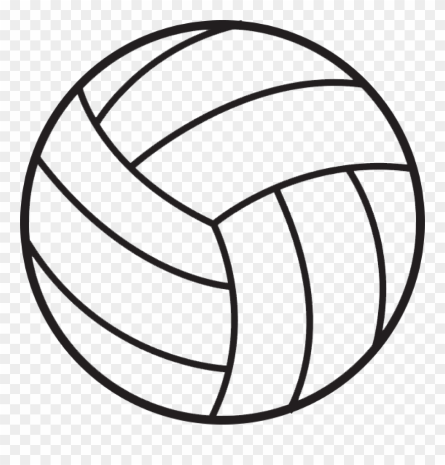 volleyball clipart vector